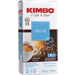 Café Kimbo Espresso Descafeinado Molido – Lata 250 grs - Nos gusta