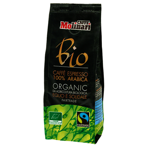 Molinari Bio coffee beans 500g - DeliCo - Coffee Online
